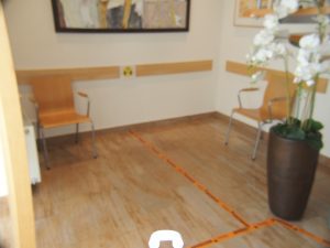 Wachtkamer 1,5 meter afstand